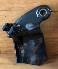 SHIFTER BRACKET WITH FOOTPEG MOUNT BLACK